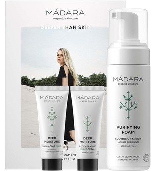 MÁDARA Organic Skincare The fundamental beauty trio set "Deeper Than Skin" 200 ml Gesichtspflegeset