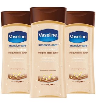 Vaseline Essential Moisture Cocoa Radiant with Pure Cocoa Butter 3 x 200ml