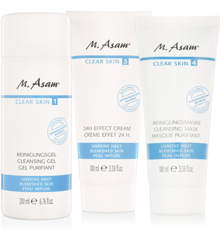 Hautpflege von M. Asam Clear Skin 4-tlg. Systempflege gegen Hautunreinheiten - asambeauty Kosmetik