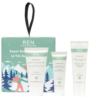 Ren Clean Skincare - Super Soothers Skin Trio - Super Beruhigendes Weihnachtsset - -xmas Surprise Ren Evercalm