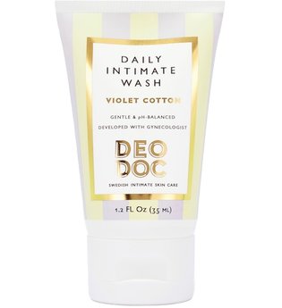 DeoDoc Daily intimate wash travel size - Violet Cotton Intim Duschgel 35 ml
