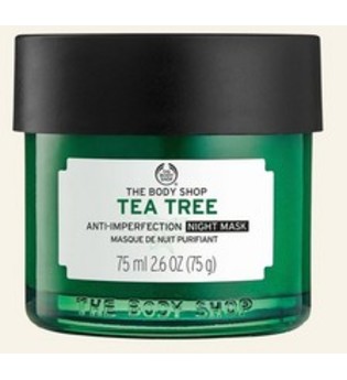 The Body Shop Tea Tree Anti-Unreinheiten Nachtmaske Gesichtskur 75.0 ml