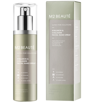 M2 Beauté Ultra Pure Solution Hyaluron & Collagen Facial Nano Spray Anti-Aging Serum 75.0 ml