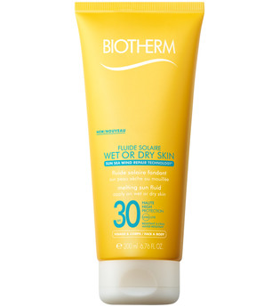BIOTHERM Fluide Solaire Wet Skin LSF30, Sonnenlotion, 200 ml, keine Angabe