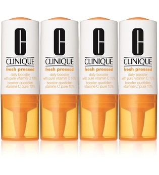 Clinique Pflege Anti-Aging Pflege Fresh Pressed Daily Booster with Pure Vitamin C 10% 4 x 8,50 ml