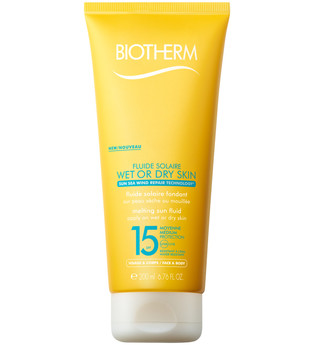 BIOTHERM Fluide Solaire Wet Skin LSF15, Sonnenlotion, 200 ml, keine Angabe