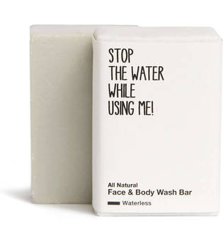 Stop The Water While Using Me! - Waterless Face & Body Wash Bar - -all Natural Waterless Edition 110 G