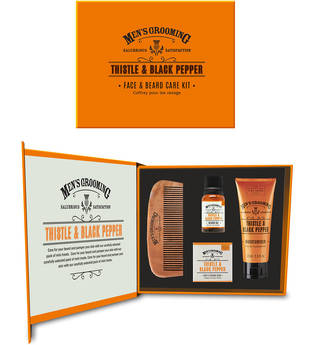 Scottish Fine Soaps Thistle & Black Pepper Face & Beard Care Kit Gesichtspflegeset 1.0 pieces