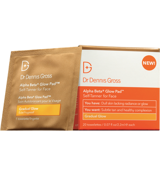 Dr Dennis Gross Skincare Pflege Glow + Tan Alpha Beta Glow Pad 20 Anwendungen 1 Stk.