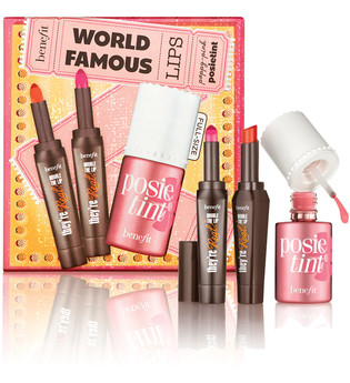 Benefit Sets & Collections WORLD FAMOUS LIPS Kit - posietint 3 Stck.