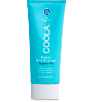 Coola Classic Body Lotion Fragrance-Free Spf 50 Sonnenschutz für den Körper 148 ml
