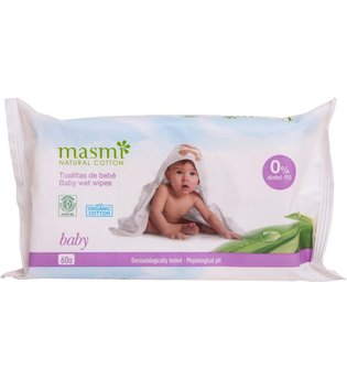 masmi BIO FEUCHTTÜCHER Baby 100% Bio-Baumwolle