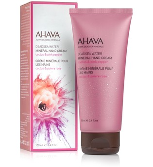 Ahava Körperpflege Deadsea Water Cactus & Pink Pepper Mineral Hand Cream 100 ml