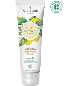 Attitude Super Leaves Science Body Cream - Regenerierend mit Zitronenblättern Bodylotion 240.0 ml
