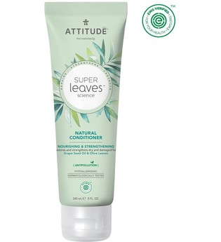 Attitude Super Leaves Science Conditioner -Nährend & Kräftigend: Erneuert & kräftigt trockenes, geschädigtes Haar Conditioner 240.0 ml