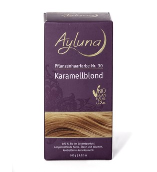 Ayluna Naturkosmetik Haarfarbe - Nr.30 Karamellblond Pflanzenhaarfarbe 100.0 g