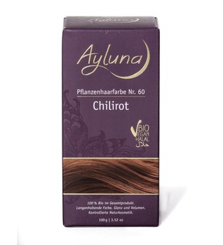Ayluna Naturkosmetik Haarfarbe - Nr.60 Chilirot Pflanzenhaarfarbe 100.0 g