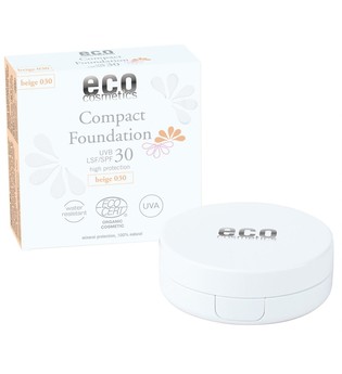 Eco Cosmetics Compact Foundation LSF30 - 025 Medium Beige 10g Foundation 10.0 g