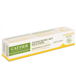 Cattier Zahnpflege Heilerde - Zitrone Zahnpasta 75 ml