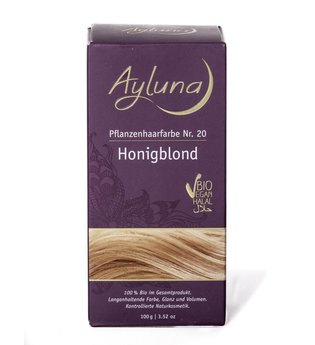 Ayluna Naturkosmetik Haarfarbe - Nr.20 Honigblond Pflanzenhaarfarbe 100.0 g