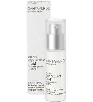 Santaverde Age Protect Fluid + Leicht Getönt + LSF 6 30 ml Getönte Gesichtscreme