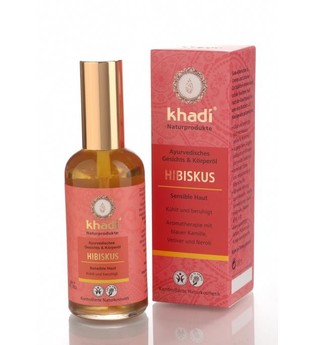 Khadi Naturkosmetik Produkte Gesicht & Körper - Hibiskus Öl 100ml Gesichtsöl 100.0 ml