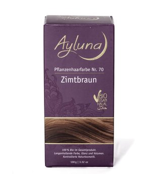 Ayluna Naturkosmetik Haarfarbe - Nr.70 Zimtbraun Pflanzenhaarfarbe 100.0 g