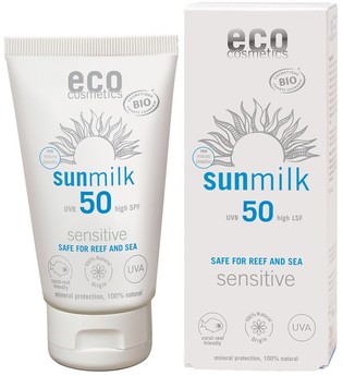 Eco Cosmetics Sonnenmilch - LSF50 Sensitive Sonnencreme 75.0 ml