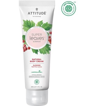 Attitude Super Leaves Science Body Cream - Leuchtend mit roten Weinblättern Bodylotion 240.0 ml