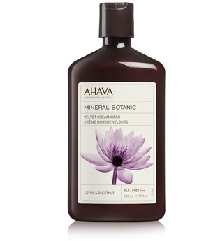 Ahava Körperpflege Mineral Botanic Lotusblüte & Kastanie Creme Dusche 500 ml