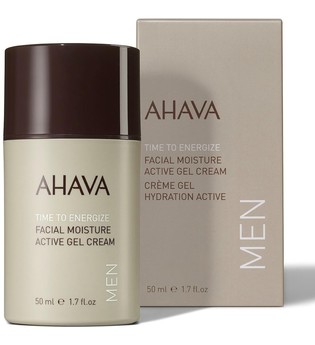 Ahava - Time To Energize Men Facial Moisture Active Gel Cream - Gesichtscreme - 50 Ml -