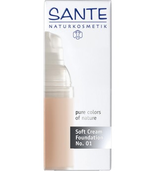Sante Teint Soft Cream Foundation Creme Foundation  Nr. 01 - porcelain