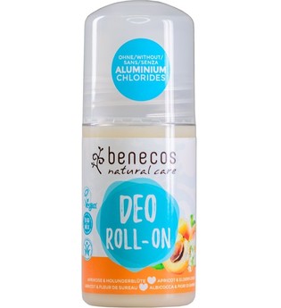 benecos Natural Deo Roll-On Aprikose & Holunderblüte 50 ml - Deodorant