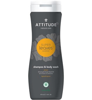 Attitude Super Leaves Science Shampoo & Body Wash 2-in-1 - Sports MEN Shampoo 473.0 ml