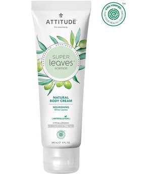 Attitude Super Leaves Science Body Cream - Nährend mit Olivenblättern Bodylotion 240.0 ml