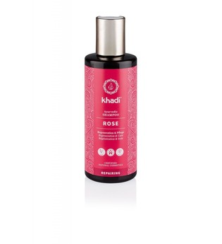 Khadi Naturkosmetik Produkte Shampoo - Rose Hair Repair 210ml Haarshampoo 210.0 ml