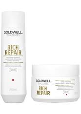 Goldwell Rich Repair Restoring Shampoo 250 ml + Rich Repair 60 sec Teatment 200 ml Haarpflegeset 450.0 ml