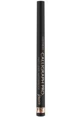 Catrice - Eyeliner - Calligraph Pro Precise 24h Matt Liner Waterproof 010 - Intense Black Waterproof