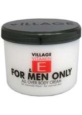 Village Vitamin E Bodycream for Men only Körpercreme 500.0 ml