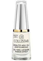 Collistar Make-up Nägel Oil Nail Lacquer Mirror Effect Nr. 302 Bianco Latte 6 ml