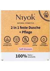 Niyok 2in1 feste Dusche+Pflege - Soft blossom Körperseife 80.0 g
