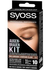 syoss Augenbrauen-Kit permanente Augenbrauenfarbe Haarfarbe 17.0 ml