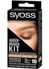 Syoss Augenbrauen-Kit Dunkelblond Augenbrauenfarbe 17 ml Nr. 6-1 - Dunkelblond