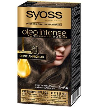 Syoss Oleo Intense Permanente Öl-Coloration Kühles Hellbraun Haarfarbe