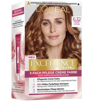 L'Oréal Paris Excellence Crème 6.32  Sonniges Hellbraun Coloration 1 Stk. Haarfarbe