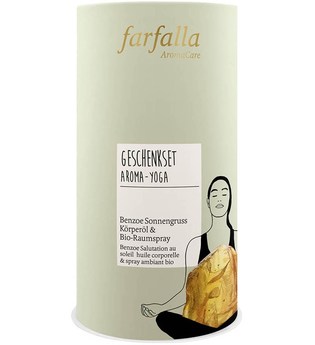 Farfalla Aroma-Yoga Sonnengruß - Geschenkset Körperöl & Raumspray Körperpflegeset 2.0 pieces