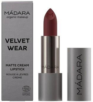 MÁDARA Organic Skincare Velvet Wear Matte Cream Lipstick 35 Dark Nude 3,8 g Lippenstift