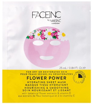FACEINC by nails inc. Flower Power Hydrating Sheet Mask - Nourishing and Smoothing