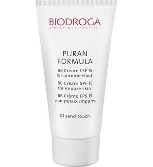 Biodroga Gesichtspflege Puran Formula BB Cream LSF 15 für unreine Haut Nr. 02 Honey Touch 40 ml