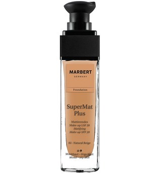 Marbert Make-up Make-up SuperMat Plus Foundation Nr. 02 Natural Beige 30 ml